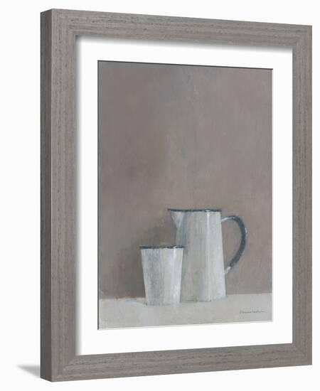 Enamel Jug and Beaker-Chris Welsh-Framed Giclee Print