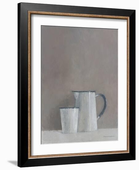 Enamel Jug and Beaker-Chris Welsh-Framed Giclee Print