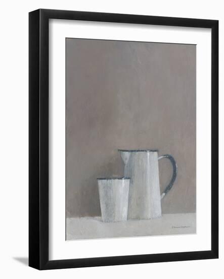 Enamel Jug and Beaker-Chris Welsh-Framed Giclee Print