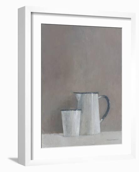 Enamel Jug and Beaker-Chris Welsh-Framed Giclee Print