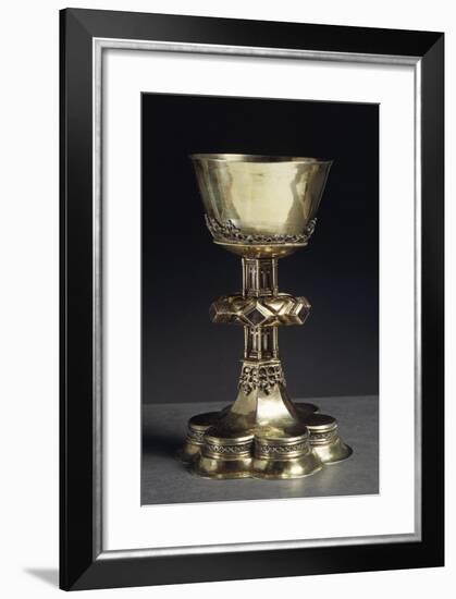 Enamelled Gilded Silver Mass Chalice from Stegna-null-Framed Giclee Print