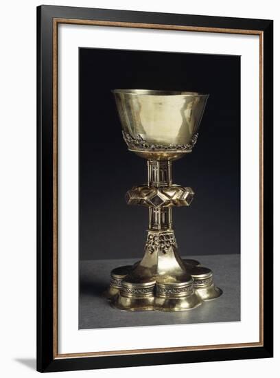 Enamelled Gilded Silver Mass Chalice from Stegna-null-Framed Giclee Print