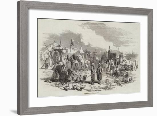 Encampment, at Besika Bay-null-Framed Giclee Print