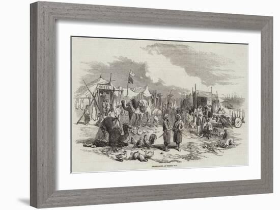 Encampment, at Besika Bay-null-Framed Giclee Print