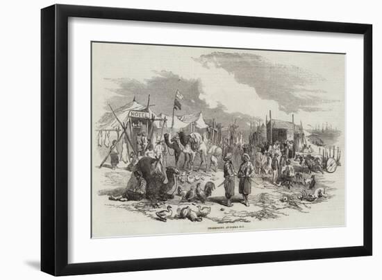 Encampment, at Besika Bay-null-Framed Giclee Print