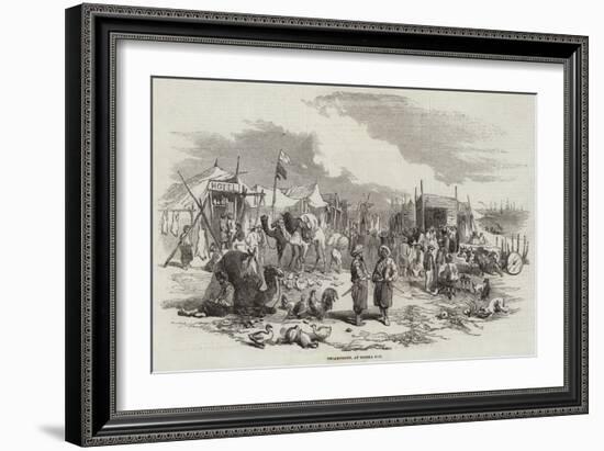 Encampment, at Besika Bay-null-Framed Giclee Print