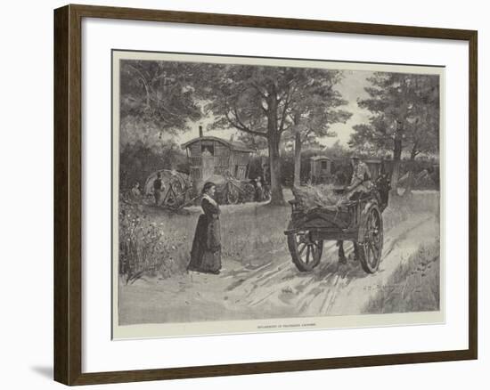 Encampment of Travelling Showmen-Henry Charles Seppings Wright-Framed Giclee Print