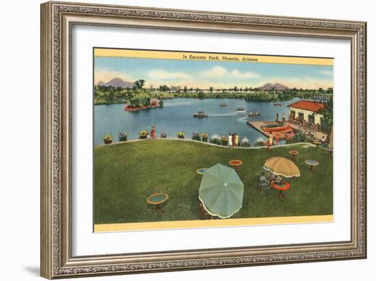 Encanto Park, Phoenix, Arizona-null-Framed Art Print