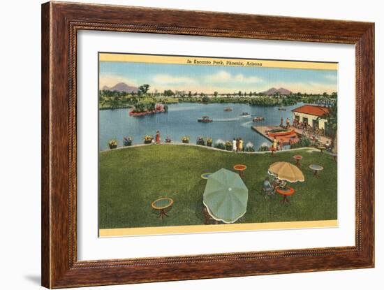 Encanto Park, Phoenix, Arizona-null-Framed Art Print