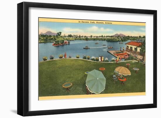 Encanto Park, Phoenix, Arizona-null-Framed Art Print