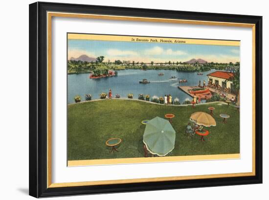 Encanto Park, Phoenix, Arizona-null-Framed Art Print