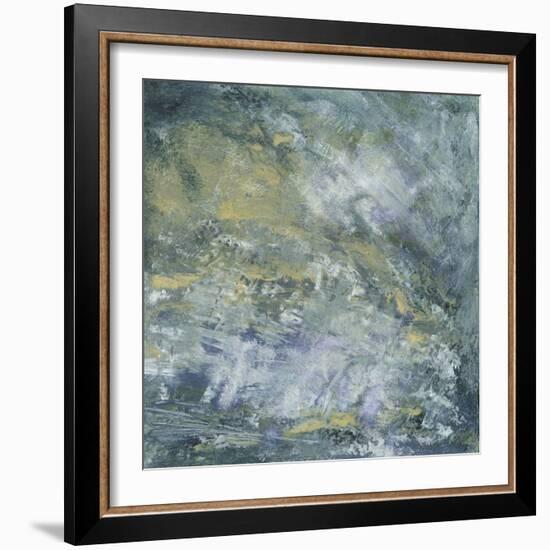 Encaustic Tile in Blue I-Sharon Gordon-Framed Art Print