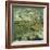 Encaustic Tile in Green V-Sharon Gordon-Framed Art Print