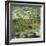 Encaustic Tile in Green V-Sharon Gordon-Framed Art Print