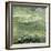 Encaustic Tile in Green VIII-Sharon Gordon-Framed Art Print