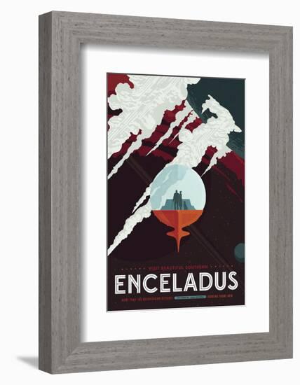 Enceladus-Vintage Reproduction-Framed Art Print