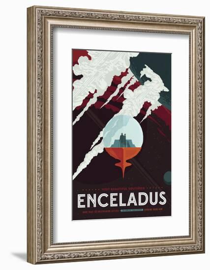 Enceladus-Vintage Reproduction-Framed Giclee Print