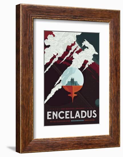 Enceladus-Vintage Reproduction-Framed Giclee Print