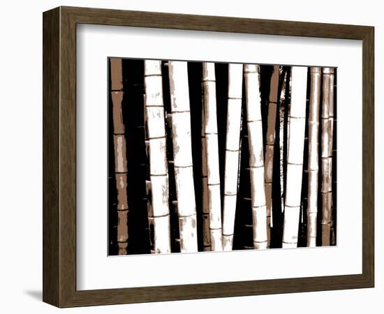 Enchanted Bamboo Brown-Herb Dickinson-Framed Photographic Print