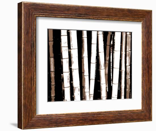 Enchanted Bamboo Brown-Herb Dickinson-Framed Photographic Print