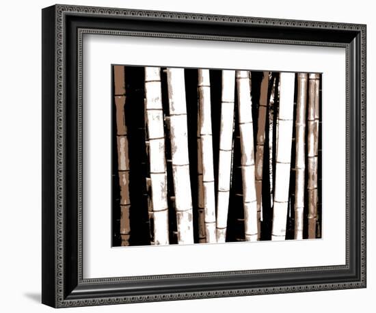 Enchanted Bamboo Brown-Herb Dickinson-Framed Photographic Print