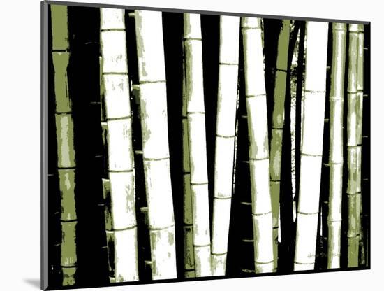 Enchanted Bamboo Green-Herb Dickinson-Mounted Photographic Print