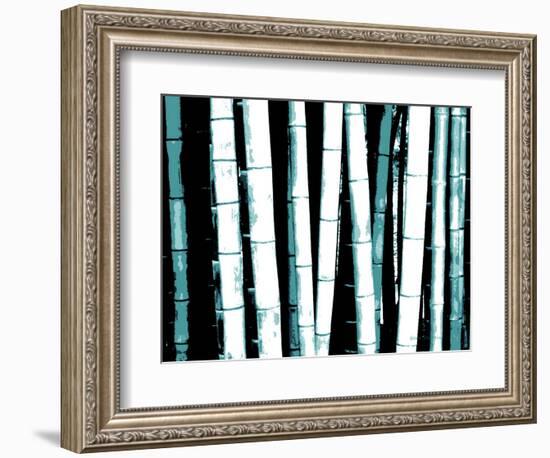 Enchanted Bamboo Teal-Herb Dickinson-Framed Photographic Print