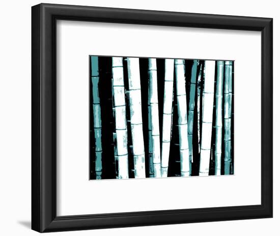 Enchanted Bamboo Teal-Herb Dickinson-Framed Photographic Print