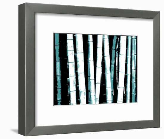 Enchanted Bamboo Teal-Herb Dickinson-Framed Photographic Print
