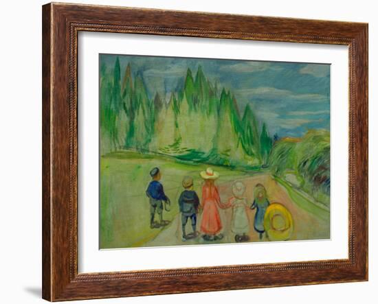 Enchanted Forest, 1903-Edvard Munch-Framed Giclee Print