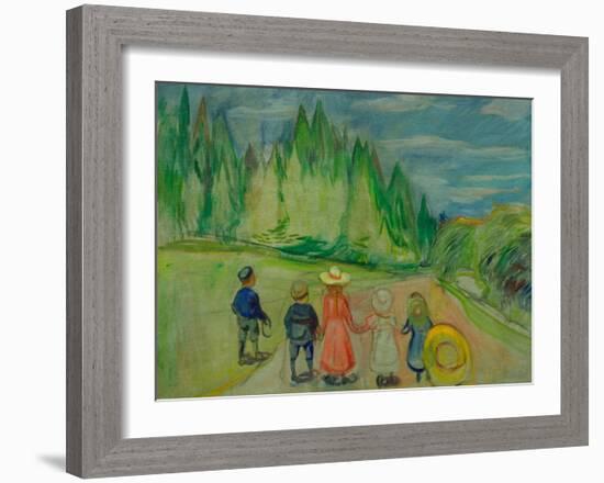 Enchanted Forest, 1903-Edvard Munch-Framed Giclee Print