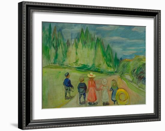 Enchanted Forest, 1903-Edvard Munch-Framed Giclee Print