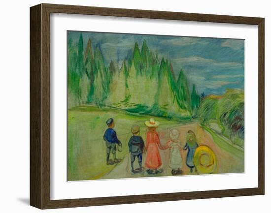 Enchanted Forest, 1903-Edvard Munch-Framed Giclee Print