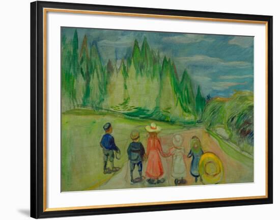 Enchanted Forest, 1907-Edvard Munch-Framed Giclee Print