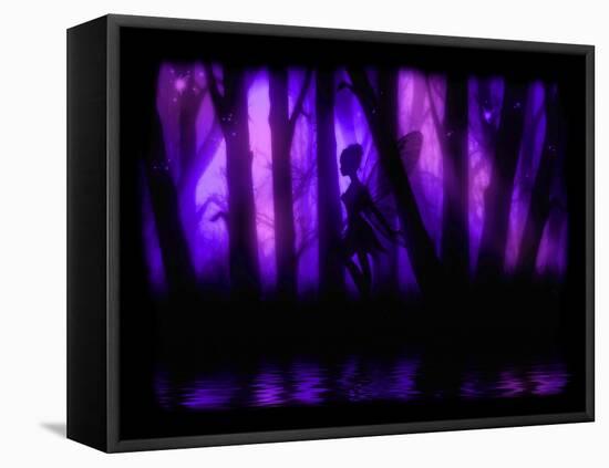 Enchanted Glimpse-Julie Fain-Framed Stretched Canvas