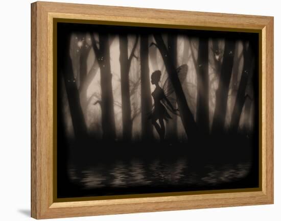 Enchanted Glimpse-Julie Fain-Framed Stretched Canvas