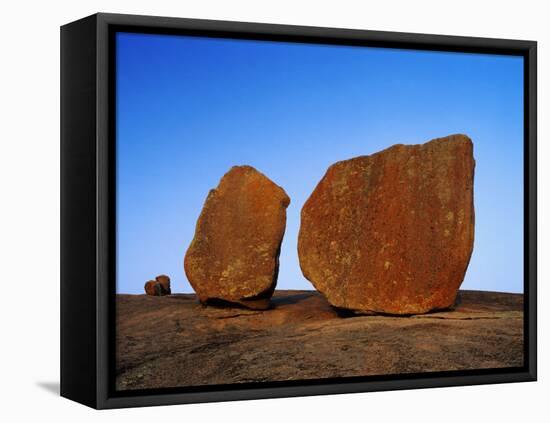 Enchanted Rock State Natural Area, Fredericksburg, Texas, USA-Rolf Nussbaumer-Framed Premier Image Canvas