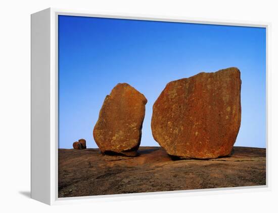 Enchanted Rock State Natural Area, Fredericksburg, Texas, USA-Rolf Nussbaumer-Framed Premier Image Canvas