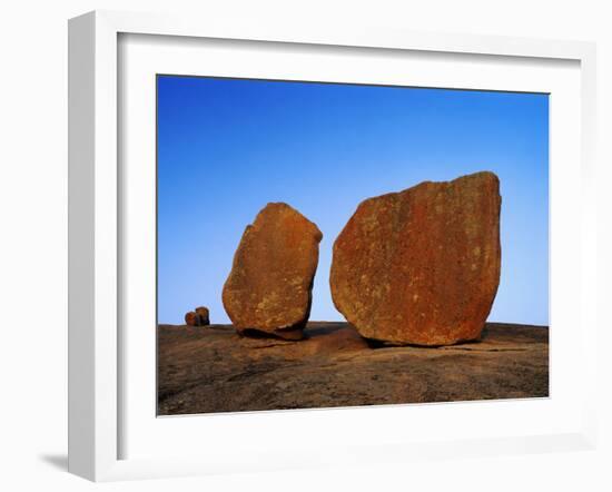 Enchanted Rock State Natural Area, Fredericksburg, Texas, USA-Rolf Nussbaumer-Framed Photographic Print