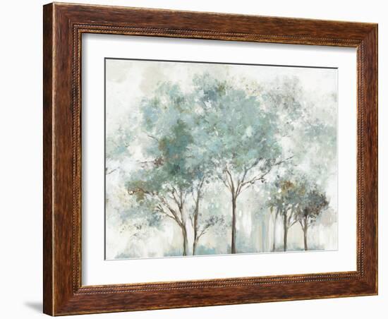 Enchanted Teal Forest-Allison Pearce-Framed Art Print