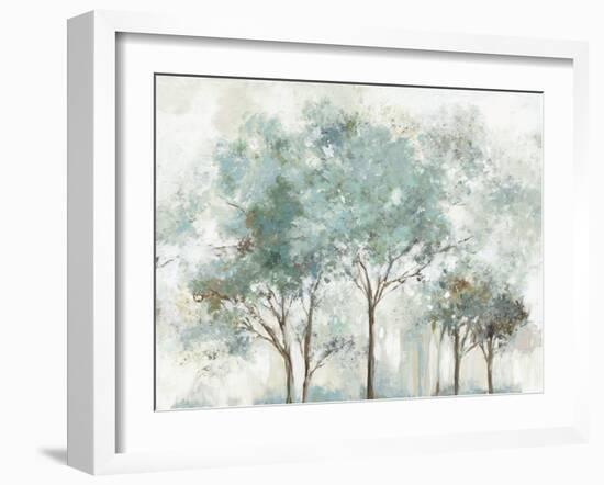 Enchanted Teal Forest-Allison Pearce-Framed Art Print