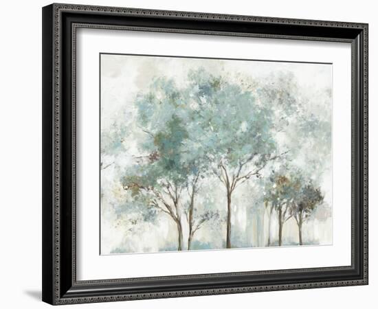 Enchanted Teal Forest-Allison Pearce-Framed Art Print