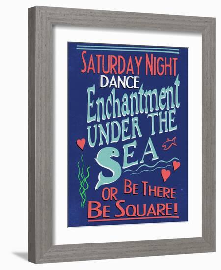 Enchantment Under The Sea Dance-null-Framed Art Print