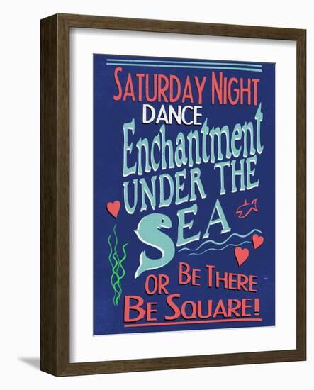 Enchantment Under The Sea Dance-null-Framed Art Print