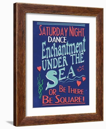 Enchantment Under The Sea Dance-null-Framed Art Print