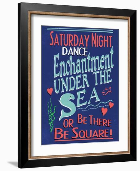 Enchantment Under The Sea Dance-null-Framed Art Print