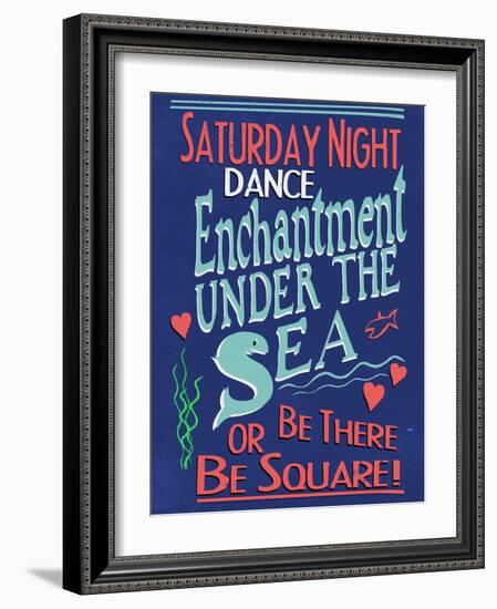 Enchantment Under The Sea Dance-null-Framed Art Print