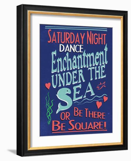 Enchantment Under The Sea Dance-null-Framed Art Print