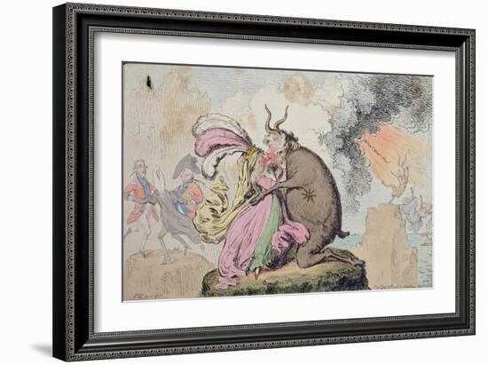 Enchantments Lately Seen Upon the Mountain of Wales-James Gillray-Framed Giclee Print