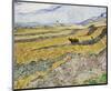 Enclosed Field with Ploughman-Vincent van Gogh-Mounted Art Print